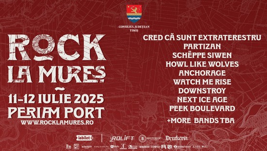 Primii artiști confirmați la Rock la Mureș, ediția a XIII-a