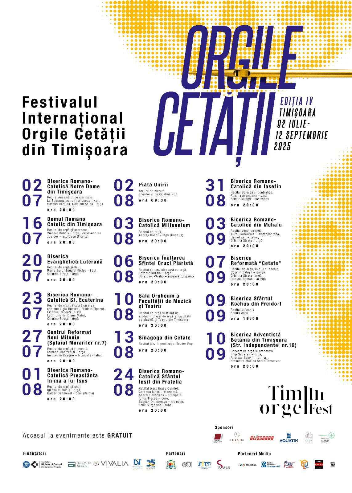 AFIȘ orgile cetatii