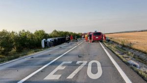 O persoană a murit şi două au fost rănite într-un accident în Timiș