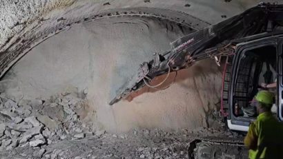 A fost străpunsă prima galerie de pe sectorul lipsă al autostrăzii A1 Margina-Holdea