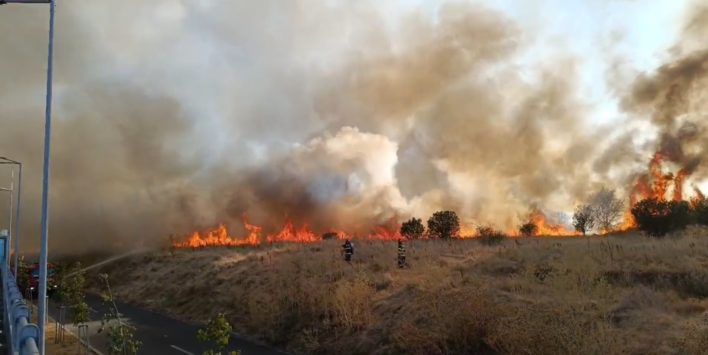 Incendiu de proporții în Arad