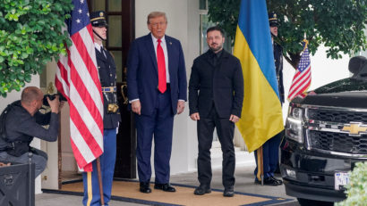 Volodimir Zelenski, primit de Donald Trump în Biroul Oval