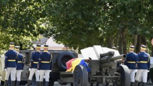 Fostul preşedinte Ion Iliescu a fost condus pe ultimul drum