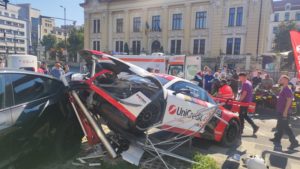 Accident în centrul Timișoarei, la Super Rally