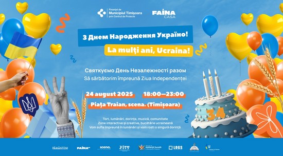 Ziua Independenței Ucrainei celebrată la Timișoara prin artă, solidaritate și dialog