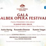 Gala Salbek Opera Masterclass, în aer liber, în încheierea Zilelor Aradului 2025