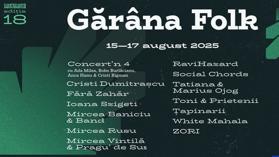 Gărâna Folk 2025 - Muzică, natură și fapte bune