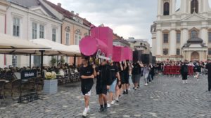 Protest al studenților din Timișoara față de politicile de austeritate