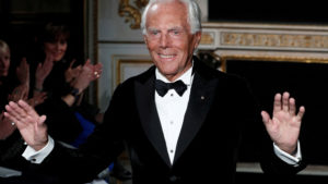 A murit creatorul italian de modă Giorgio Armani