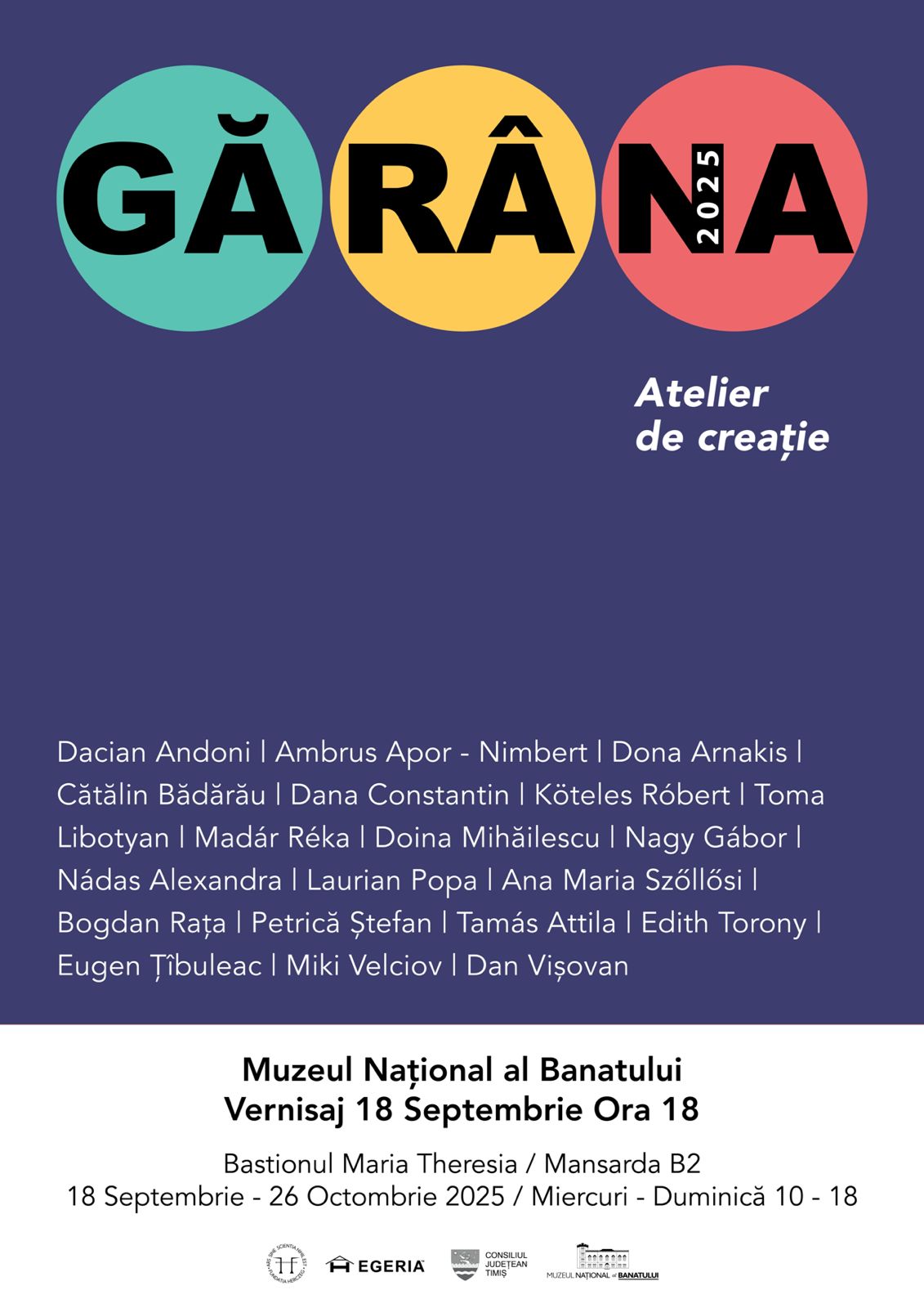 Garana 2025 atelier de creatie