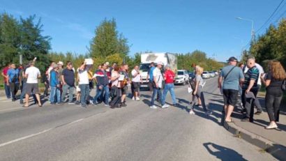 Protest spontan la ArcelorMittal Hunedoara