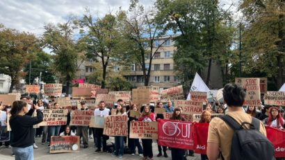 Protest al studenților din Timișoara