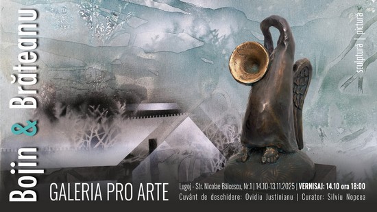 Expoziție de sculptură și pictură ,,Între Sacru și Mistic’’, la Galeria Pro Arte din Lugoj