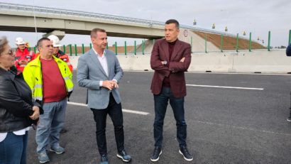 Drumul de legătură dintre Timișoara și A1, deschis pentru trafic de luni. O nouă descărcare la Sânandrei