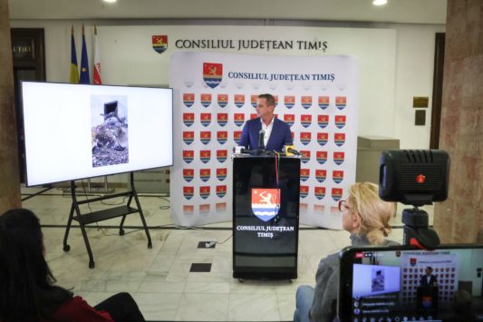 CJ Timiș a operaționalizat noua firmă de gestionare a deșeurilor. Simonis: Nu vor rămâne gunoaiele în stradă