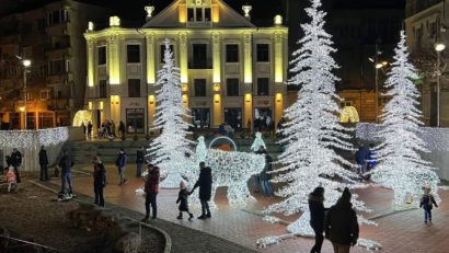 Bradul-carusel, noutatea Târgului de Crăciun de la Timișoara
