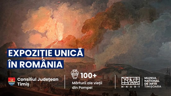 Muzeul Național de Artă Timișoara aduce în premieră expoziția-eveniment Pompeii, orașul pierdut sub cenușă