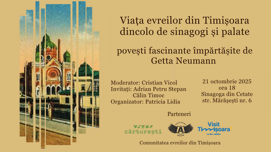 Viața evreilor din Timișoara, dincolo de sinagogi și palate, povestită de Getta Neumann