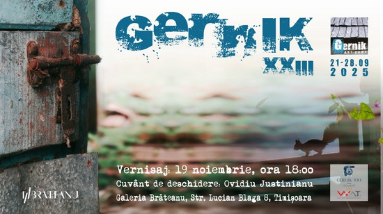 Lucrările realizate în Tabăra de creație de la Gârnic expuse la Galeria Brăteanu