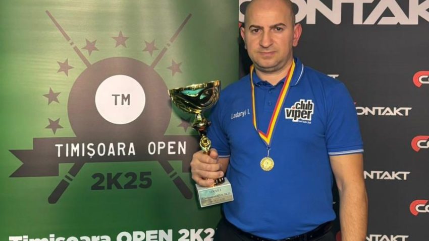 Un lugojean, triplu câștigător în turneul 9Ball de la Timișoara
