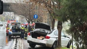 Accident cu fugă de la locul faptei. Trei răniți, între care și o fetiță de opt ani