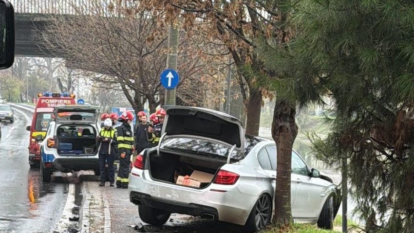 Accident cu fugă de la locul faptei. Trei răniți, între care și o fetiță de opt ani