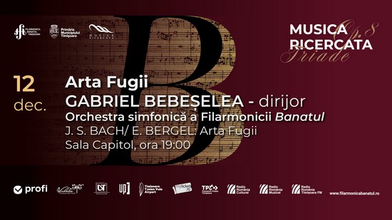 Art of Bach  la Filarmonica Banatul din Timișoara. PROGRAM decembrie