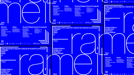 Proiectul Frame It se încheie la Faber. Tinerii artiști timișoreni își prezintă producțiile video