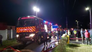 Case în flăcări la Remetea Mare