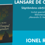 Lansare de carte la Arad: „Când Timpul stă pe gânduri”, semnată de Ionel Rusu