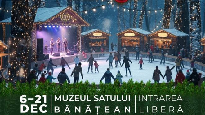 Patinoar gratuit la Muzeul Satului. Program „Lights of the Village” 6-21 decembrie
