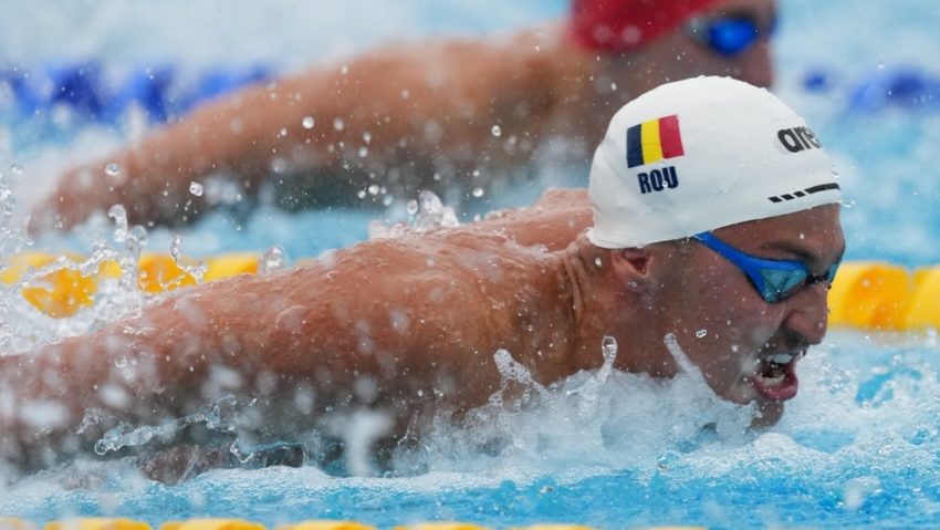 Reșițeanul Denis Popescu, locul 7 în finala de 50 m fluture