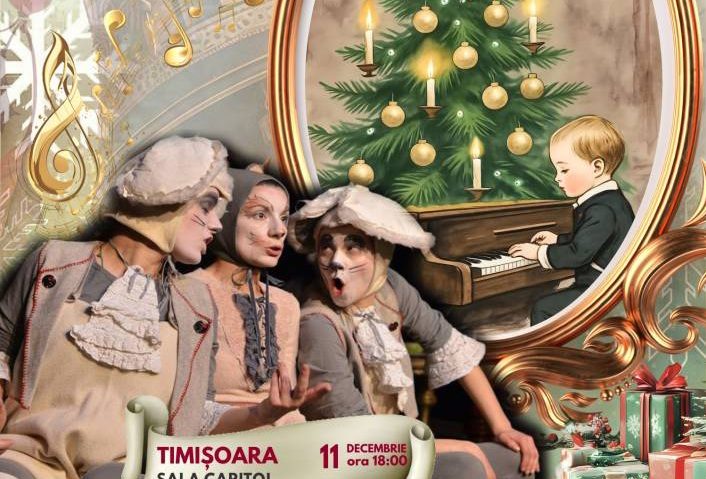 „COPILĂRIA LUI CHOPIN – Crăciunul Magic”, poveste – spectacol interactiv