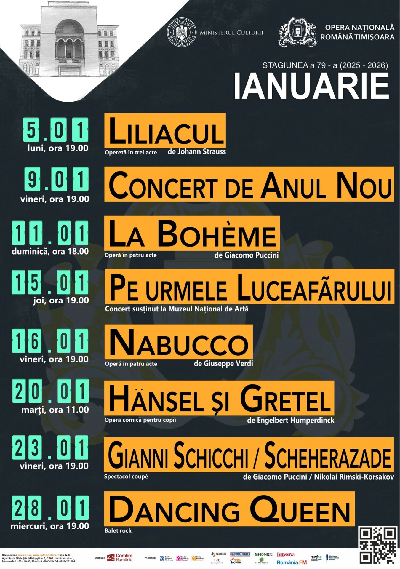 opera timisoara program