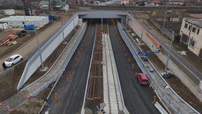 Pasajul Solventul din Timișoara, deschis în regim de șantier