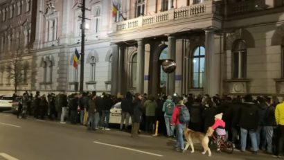 Protest în faţa sediului Consiliului Superior al Magistraturii