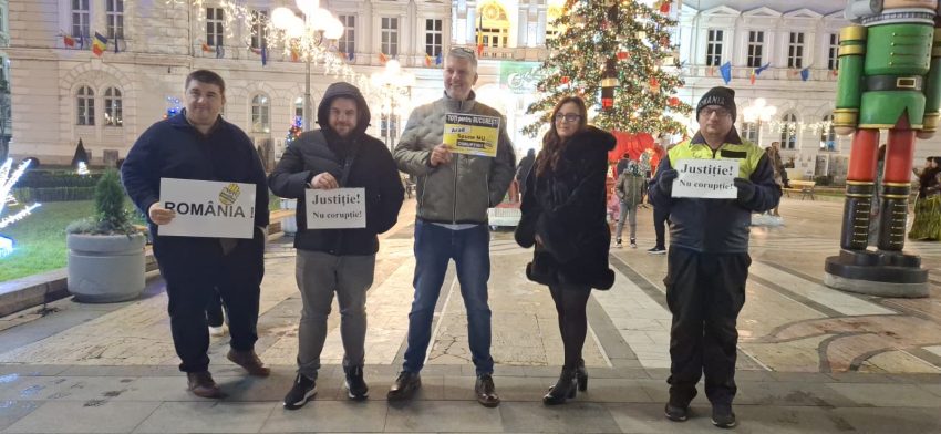 Prima seară de proteste legate justiție la Arad