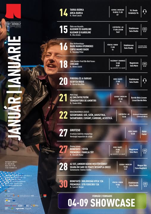 teatrul maghiar timisoara program