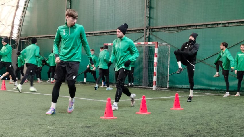 CSC Dumbrăvița a făcut primul antrenament în balon