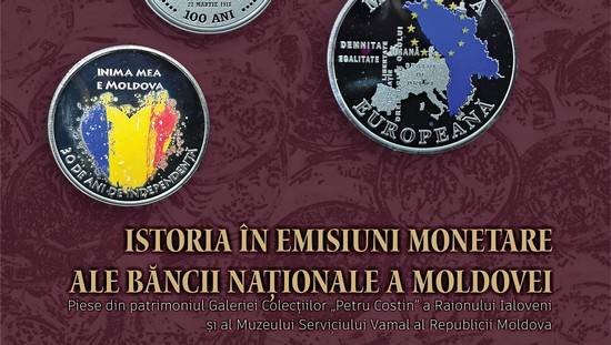Expoziția „Istoria în emisiuni monetare ale Băncii Naționale a Moldovei”, la Complexul Muzeal Arad