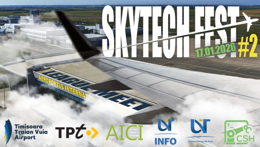 SkyTech Fest revine la Timișoara: competiție națională de robotică pe aeroport
