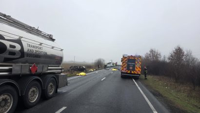 Accident grav în Timiș; șase persoane decedate și mai mulți răniți