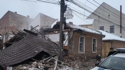 Deflagrație într-o anexă a Poliției Rutiere din Lugoj: trei angajați MAI răniți