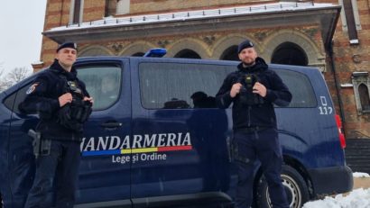 Jandarmii timișeni, mobilizați la lăcașurile de cult de Bobotează și Sfântul Ioan