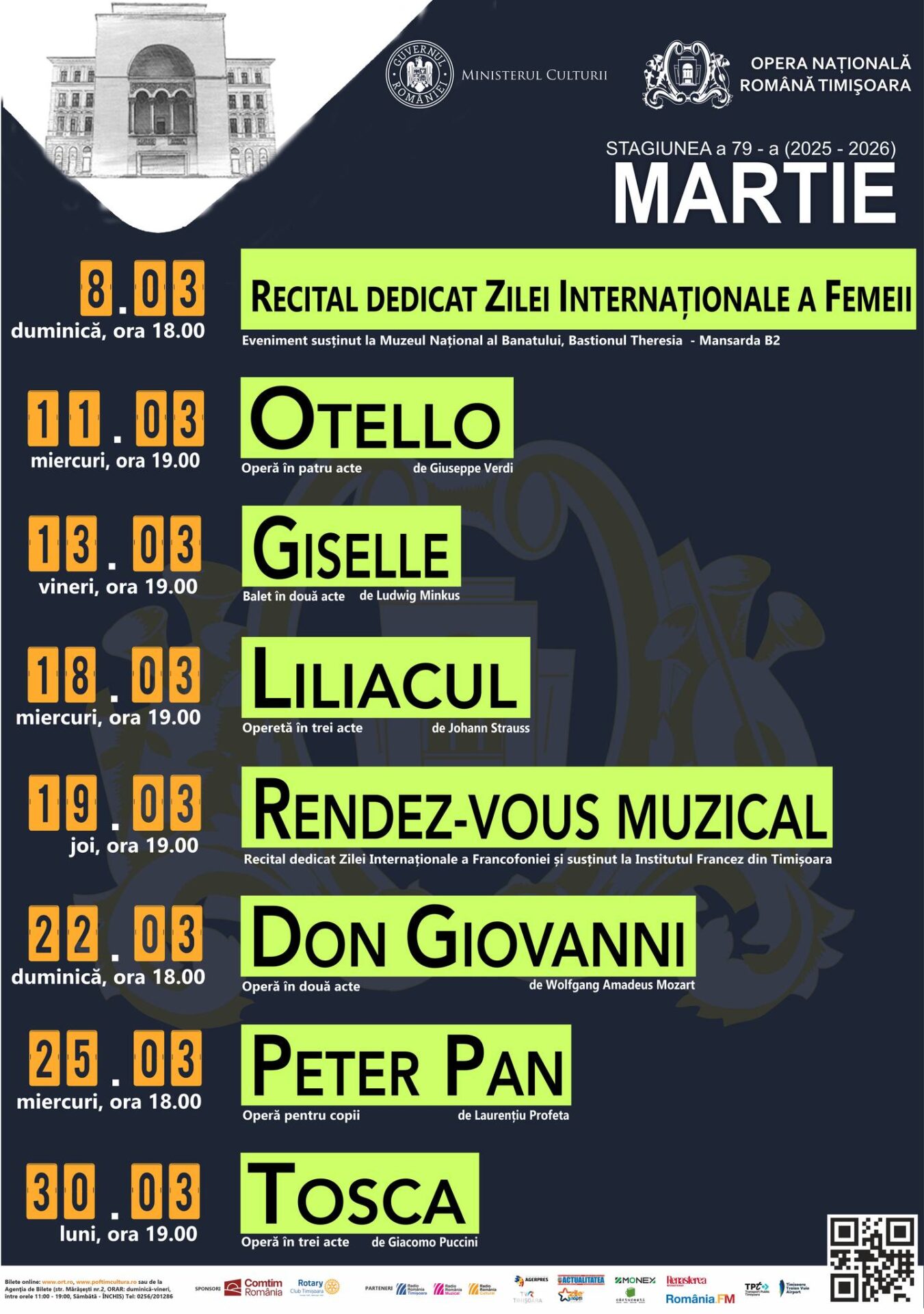 program opera timisoara