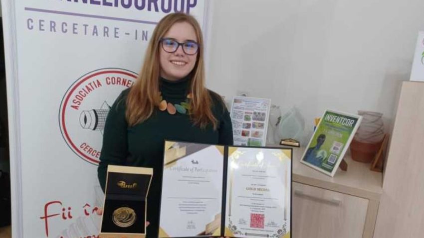 O elevă din Deva, medalie de aur în Taiwan: Ardeiul iute, soluția inovatoare pentru deficitul de iod