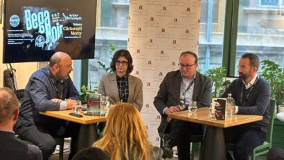 Bega Noir: realism procedural și etica ficțiunii, pe scena Cărturești Mercy | FOTO