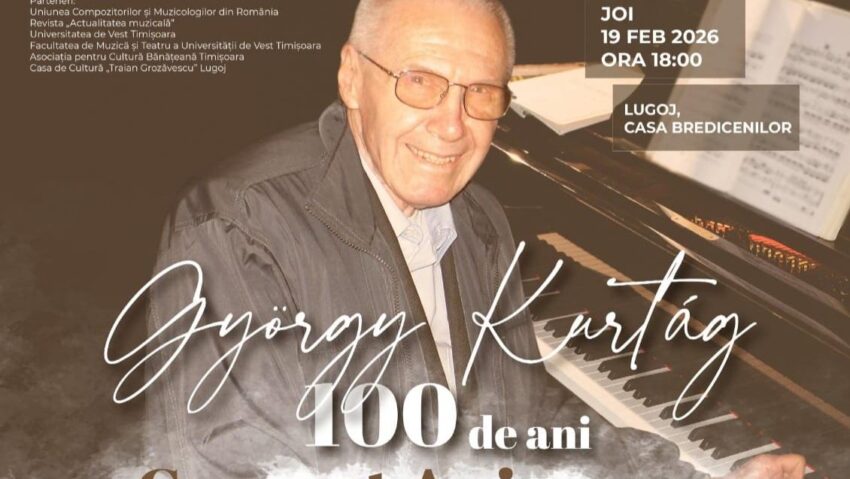Concert aniversar „György Kurtág 100 de ani”, la Lugoj