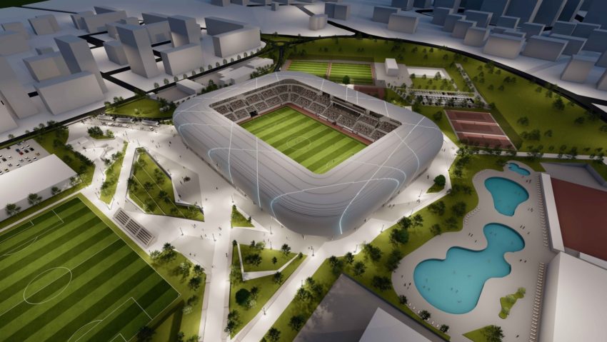 Primăria Hunedoara continuă proiectul noului stadion Corvinul 1921