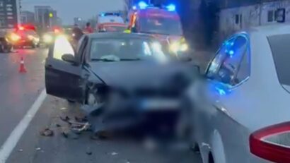 Accident cu trei mașini pe Calea Torontalului din Timișoara